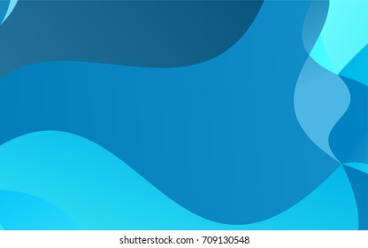 Dark BLUE vector shining cranked pattern. Colorful illustration in abstract cranked style with gradient. A completely new design for your business.