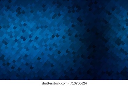 Dark BLUE vector shining cranked pattern. A completely new color illustration in a vague style. Brand-new design for your business.