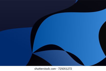 Dark BLUE vector shining cranked background. blurred geometric sample with gradient.  A new texture for your design.