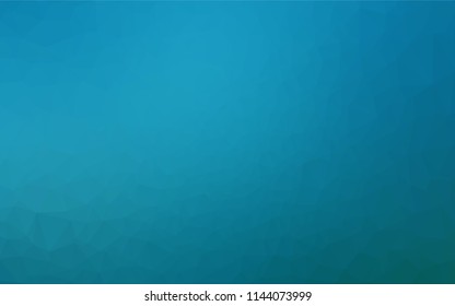 Dark BLUE vector shining hexagonal background. Shining colored illustration in a Brand new style. The best triangular design for your business.