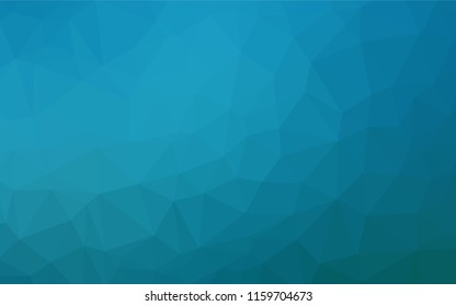 Dark BLUE vector shining hexagonal background. An elegant bright illustration with gradient. The textured pattern can be used for background.