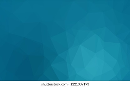 Dark BLUE vector shining hexagonal background. Shining colored illustration in a Brand new style. Brand new style for your business design.