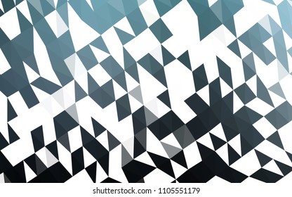 Dark BLUE vector shining triangular template. Brand new colored illustration in blurry style with gradient. Brand new design for your business.