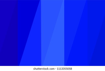 Dark BLUE vector shining triangular backdrop. Creative geometric illustration in Origami style with gradient. A completely new template for your business design.