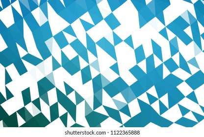 Dark BLUE vector shining triangular template. Colorful abstract illustration with gradient. The textured pattern can be used for background.