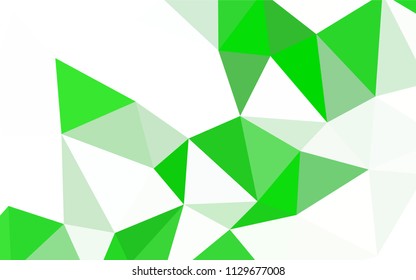 Dark BLUE vector shining triangular layout. Creative illustration in halftone style with triangles. Template for cell phone's backgrounds.