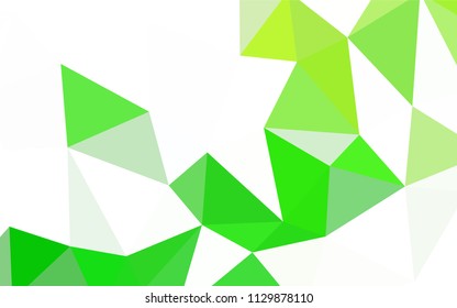 Dark BLUE vector shining triangular layout. Creative geometric illustration in Origami style with gradient. Template for cell phone's backgrounds.