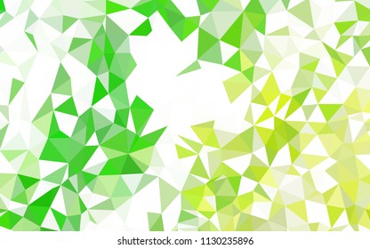 Dark BLUE vector shining triangular layout. Polygonal abstract illustration with gradient. Template for cell phone's backgrounds.