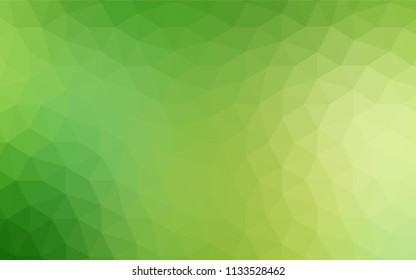 Dark BLUE vector shining triangular backdrop. A completely new color illustration in a polygonal style. Brand new design for your business.