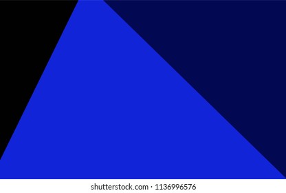 Dark BLUE vector shining triangular backdrop. Colorful abstract illustration with triangles. New template for your brand book.