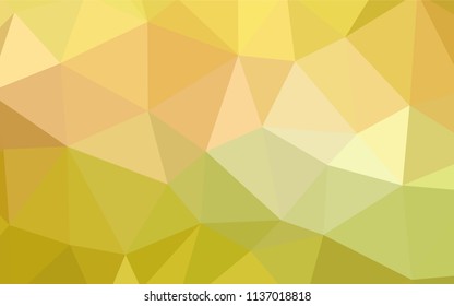 Dark BLUE vector shining triangular backdrop. Polygonal abstract illustration with gradient. Pattern for a brand book's backdrop.