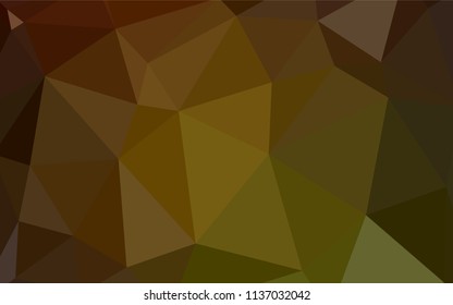 Dark BLUE vector shining triangular layout. Creative geometric illustration in Origami style with gradient. Textured pattern for your backgrounds.