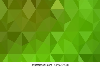 Dark BLUE vector shining triangular backdrop. Colorful abstract illustration with triangles. Template for cell phone's backgrounds.