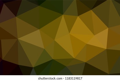 Dark BLUE vector shining triangular backdrop. Shining colorful illustration with triangles. Triangular pattern for your design.