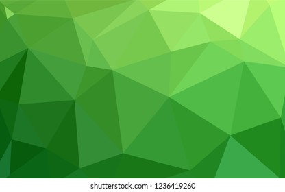Dark BLUE vector shining triangular backdrop. A completely new color illustration in a polygonal style. Best triangular design for your business.