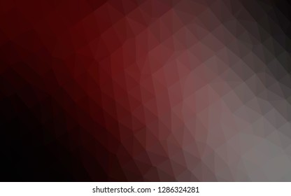 Dark Blue, vector shining triangular pattern. Geometric illustration in Origami style with gradient. Completely new design for your business.