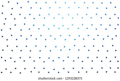 DARK BLUE vector  shining triangular layout. A sample with polygonal shapes. Textured pattern for your backgrounds.