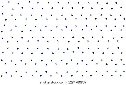 DARK BLUE vector  shining triangular backdrop. Colorful illustration in polygonal style with gradient. Brand new design for your business.