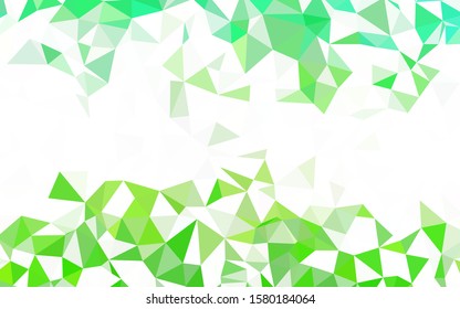 Dark BLUE vector shining triangular layout. Colorful abstract illustration with triangles. Template for cell phone's backgrounds.
