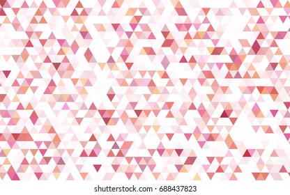 Dark BLUE vector shining triangular template. Glitter abstract illustration with an elegant design. Brand-new style for your business design.