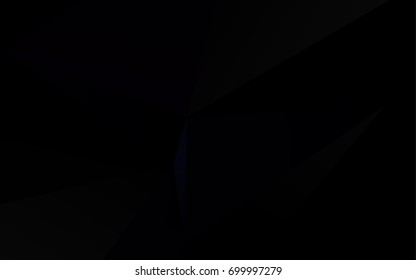Dark BLUE vector shining triangular background. Colorful illustration in abstract style with gradient. The textured pattern can be used for background.
