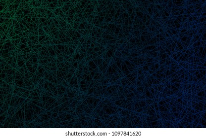 Dark BLUE vector of small triangles on white background. Illustration of abstract texture of triangles. Pattern design for banner, poster, cover.