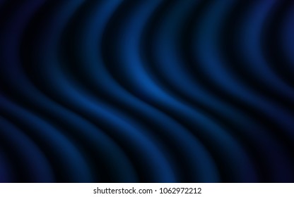 Dark BLUE vector template with abstract circles. Colorful illustration in abstract marble style with gradient. Marble design for your web site.
