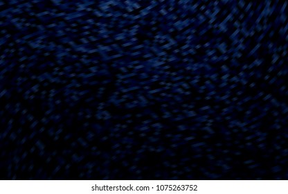 Dark BLUE vector template with abstract lines. A sample with blurred bubble shapes. A completely new template for your business design.