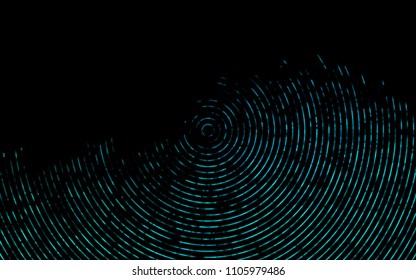 Dark BLUE vector template with abstract lines. Geometric illustration in marble style with gradient.  The elegant pattern for brand book.