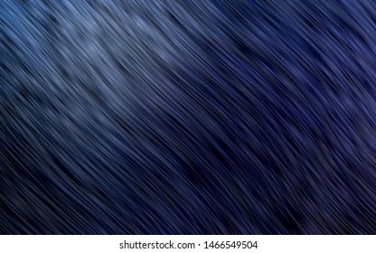 Dark BLUE vector template with abstract lines. Colorful illustration in abstract marble style with gradient. Brand new design for your ads, poster, banner.