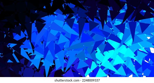 Dark BLUE vector template with abstract forms. Simple design in abstract style with gradient forms. Simple illustration for your web site.