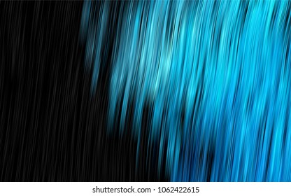 Dark BLUE vector template with bent lines. Colorful illustration in abstract marble style with gradient. A completely new marble design for your business.