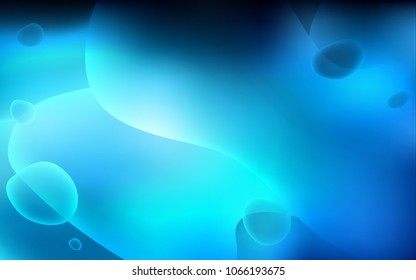 Dark BLUE vector template with bent lines. Shining crooked illustration in memphis style. A completely new memphis design for your business.