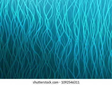 Dark BLUE vector template with bent lines. Brand new colored illustration in marble style with gradient. Marble design for your web site.