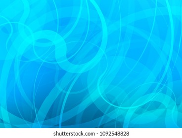 Dark BLUE vector template with bent lines. Brand new colored illustration in marble style with gradient. Textured wave pattern for backgrounds.