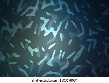 Dark BLUE vector template with bent ribbons. An elegant bright illustration with gradient. Marble style for your business design.