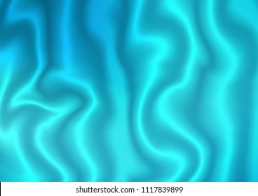 Dark BLUE vector template with bent lines. A completely new color illustration in marble style. Textured wave pattern for backgrounds.