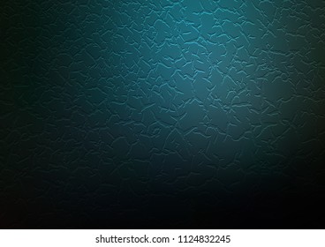 Dark BLUE vector template with bent lines. A sample with blurred bubble shapes. Marble style for your business design.