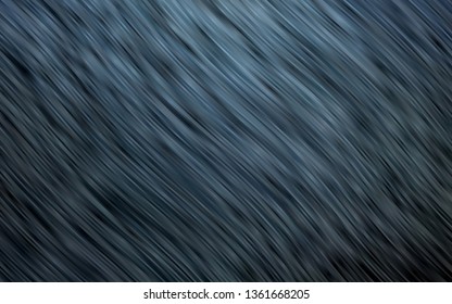 Dark BLUE vector template with bent lines. Modern gradient abstract illustration with bandy lines. Pattern for your business design.