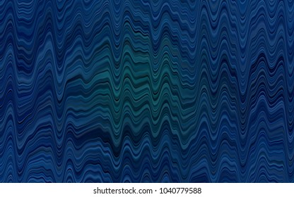 Dark BLUE vector template with bubble shapes. Colorful abstract illustration with gradient lines. Brand-new design for your ads, poster, banner.