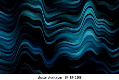 Dark BLUE vector template with bubble shapes. A completely new color illustration in marble style. A new texture for your  ad, booklets, leaflets.