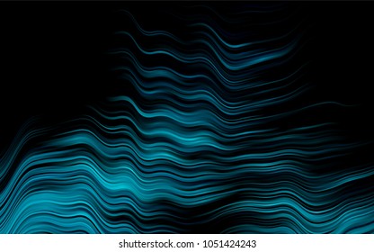 Dark BLUE vector template with bubble shapes. A completely new color illustration in marble style. Brand-new design for your ads, poster, banner.