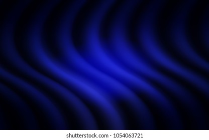 Dark BLUE vector template with bubble shapes. A completely new color illustration in marble style. New composition for your brand book.