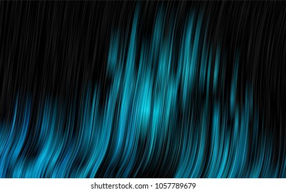 Dark BLUE vector template with bubble shapes. Modern gradient abstract illustration with bandy lines. Brand-new design for your ads, poster, banner.