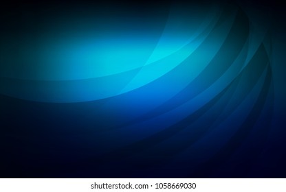 Dark BLUE vector template with bubble shapes. Brand-new colored illustration in marble style with gradient. The elegant pattern for brand book.