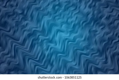 Dark BLUE vector template with bubble shapes. Creative illustration in halftone marble style with gradient. Marble style for your business design.