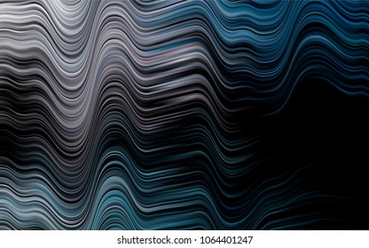 Dark BLUE vector template with bubble shapes. Geometric illustration in marble style with gradient.  Brand-new design for your ads, poster, banner.