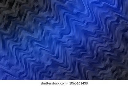 Dark BLUE vector template with bubble shapes. Colorful illustration in abstract marble style with gradient. Pattern for your business design.