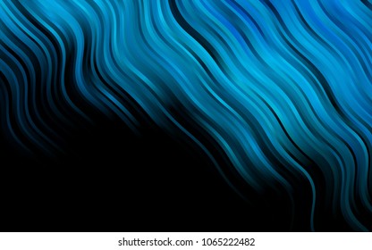 Dark BLUE vector template with bubble shapes. An elegant bright illustration with gradient. Marble design for your web site.