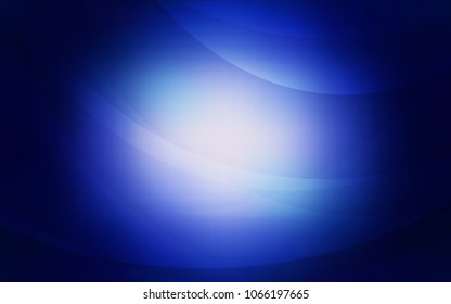 Dark BLUE vector template with bubble shapes. A completely new color illustration in marble style. Textured wave pattern for backgrounds.